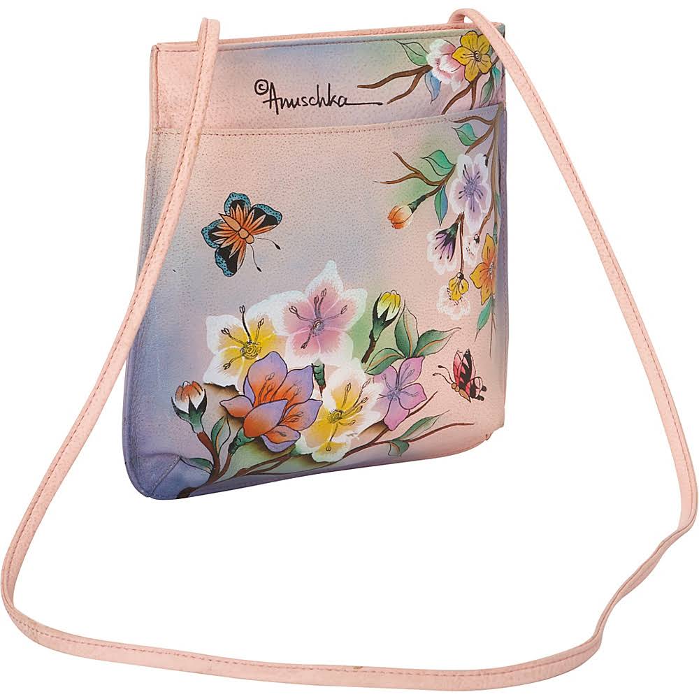 Handpainted Leather Mini X-Body Bag Y8456