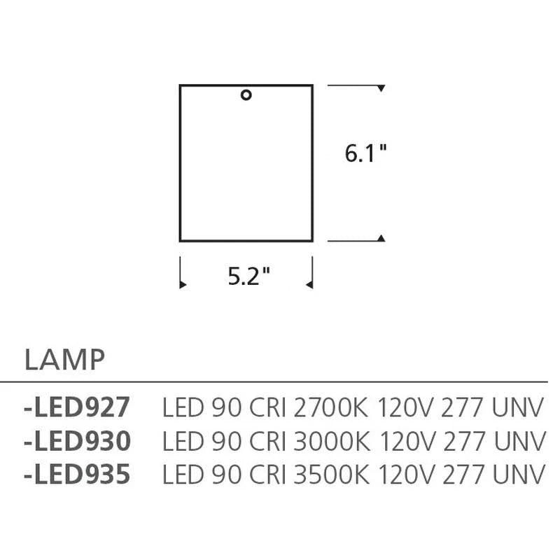 Matte White LED Flush Mount Q339