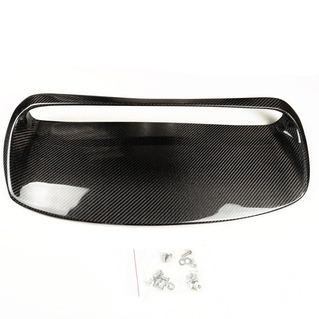 Black Carbon Fiber Hood Bonnet Vent Scoop P16966