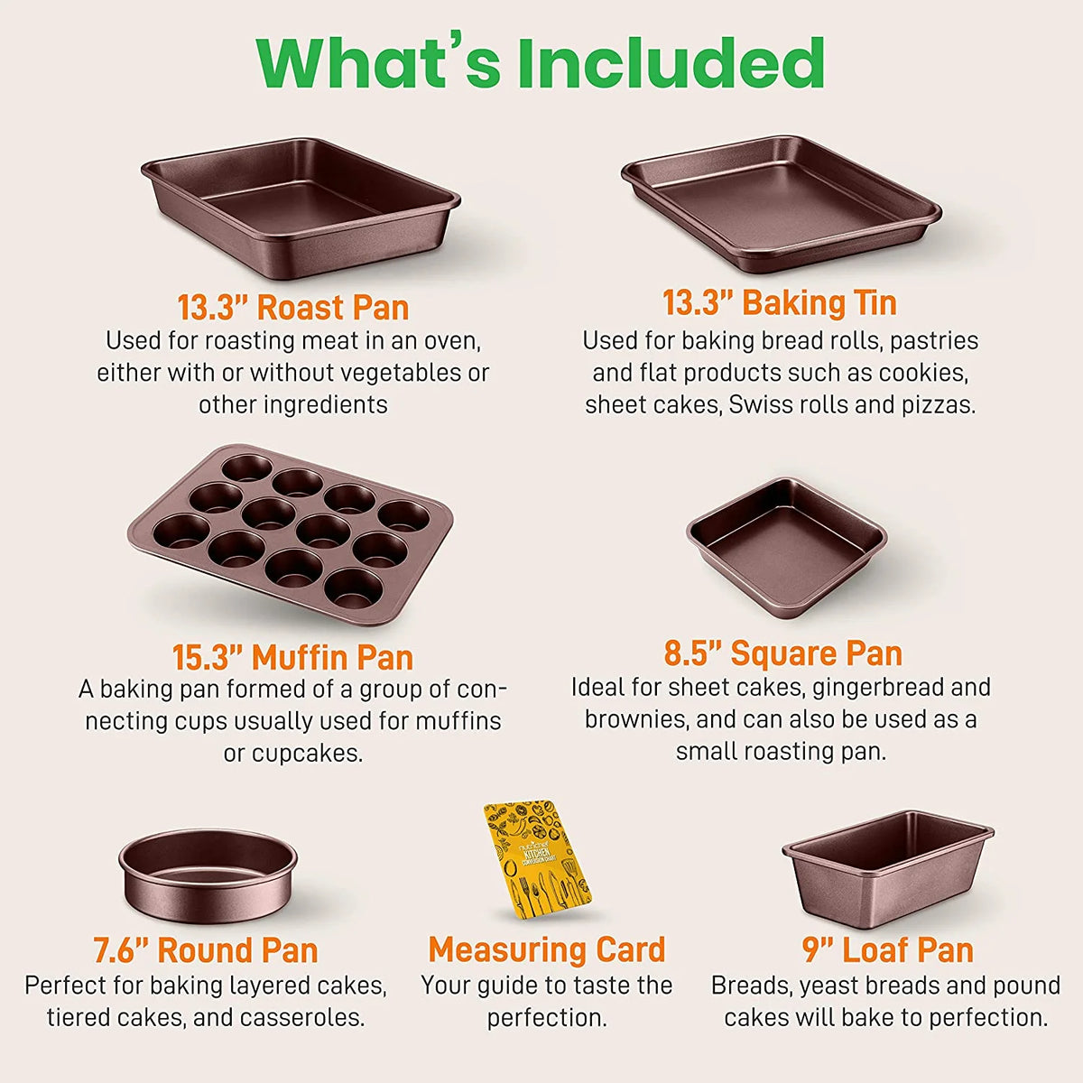 20 Piece Non Stick Pots and Pans Cookware and Bakeware Set J2455