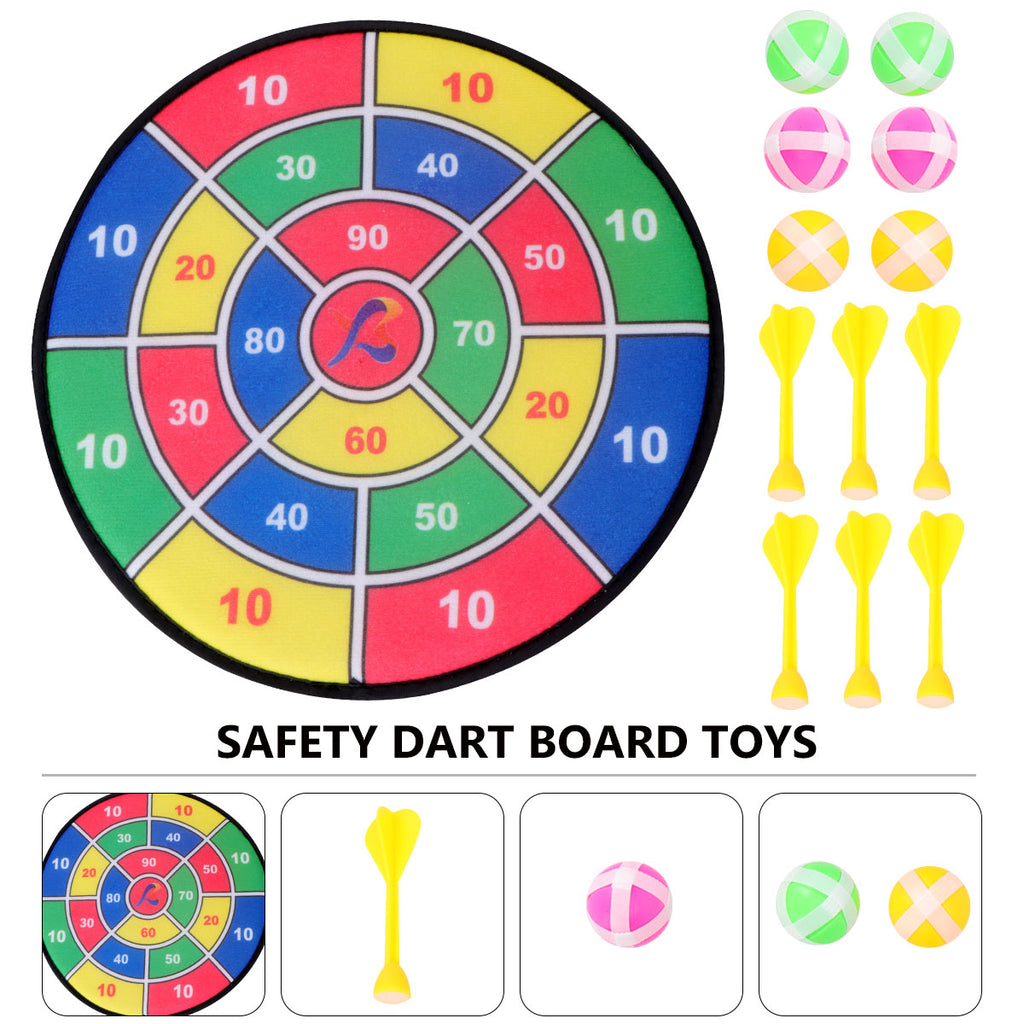 1 Set Sticky Ball Shooting Toy Party Game Supplies (30cm, 6pcs Sticky Ball and 6pcs Darts) A602993