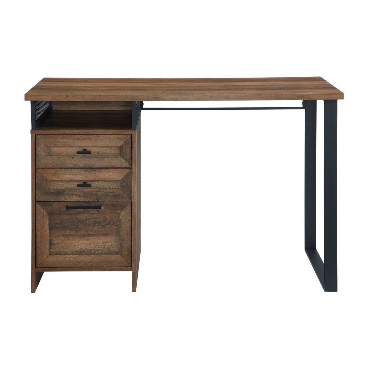 Reclaimed Barnwood 3-Drawer Writing Desk R196