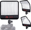 Foldable Flexible LED Light Panel Kit 5600K CRI95 On-Camera Lamp Daylight Splash-Proof R27113