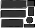 Black Frame Black Mesh Dust Filter Kit D751