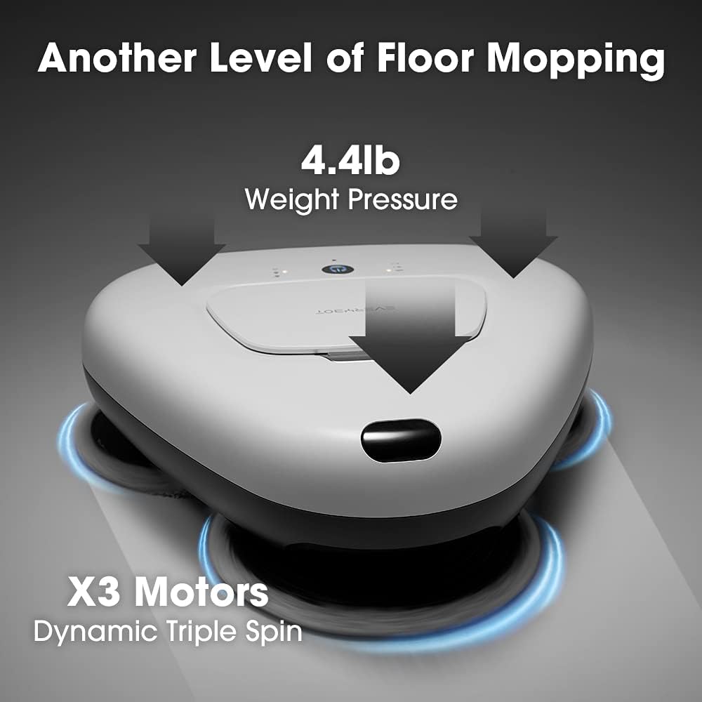 White Wet Mopping Robot L705