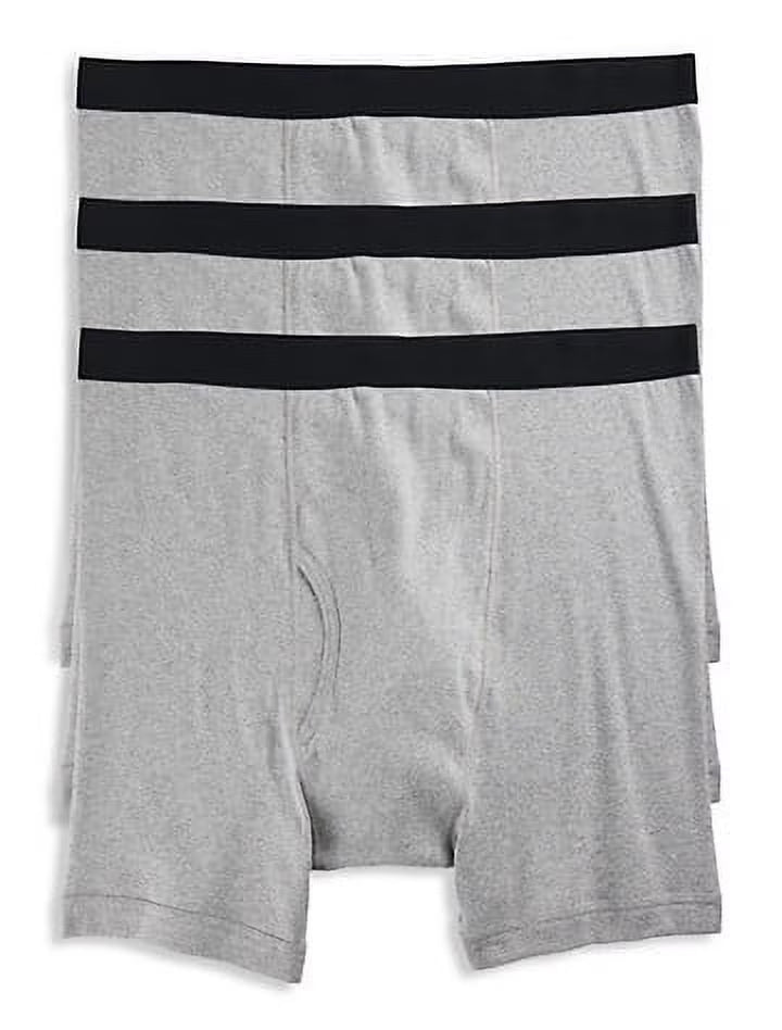 Grey 4XL Pack of 3 Boxer Briefs S339741