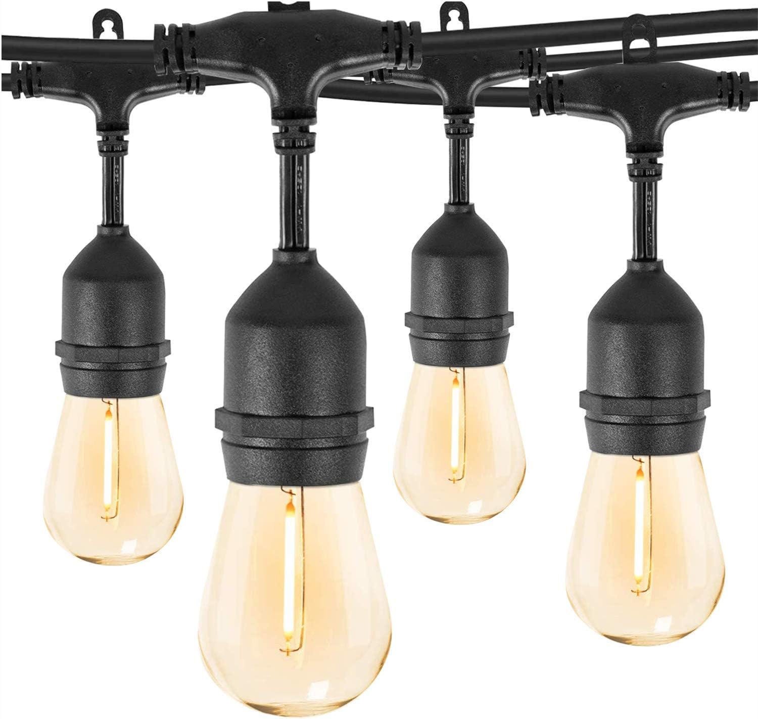 100Ft Waterproof IP65 Patio Lights with 32 Shatterproof Bulbs V490976