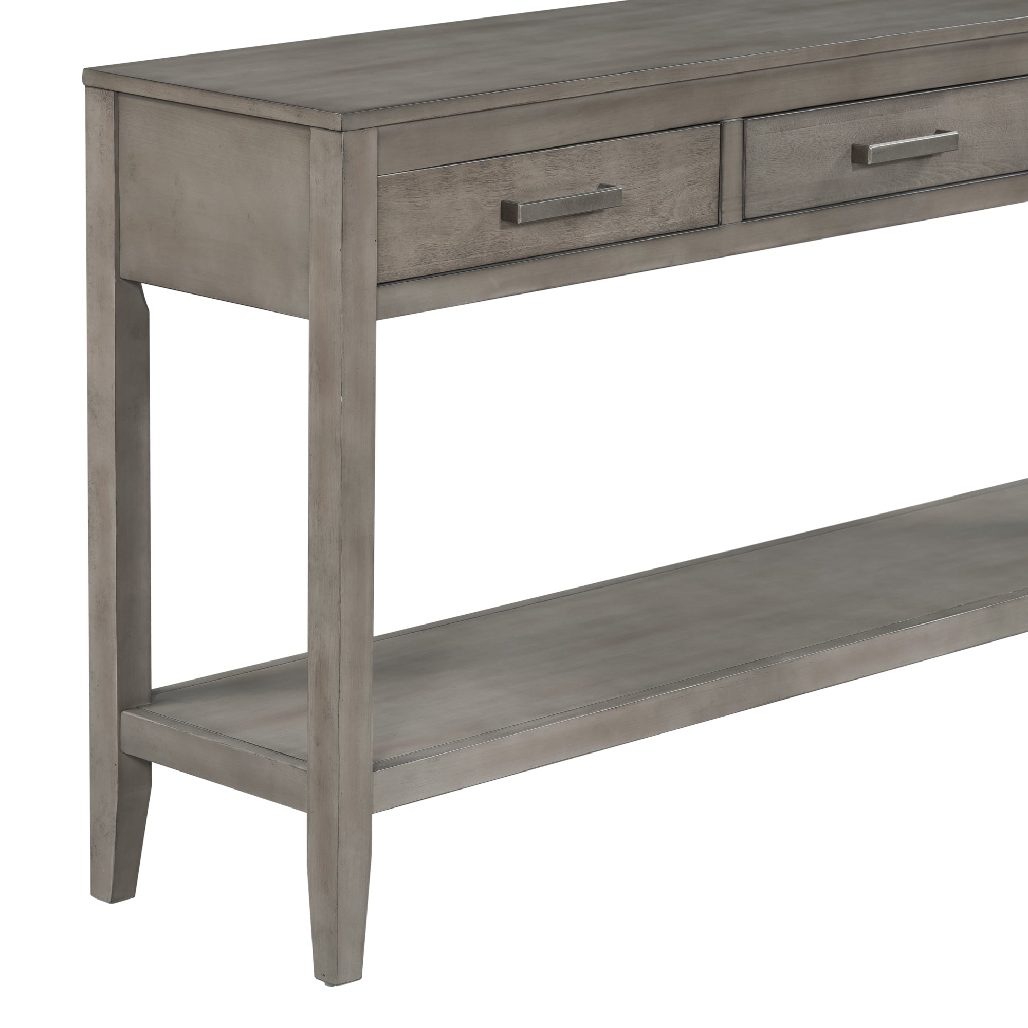 59.1" Long Console Table with 3 Drawers and Storage Shelf P3842