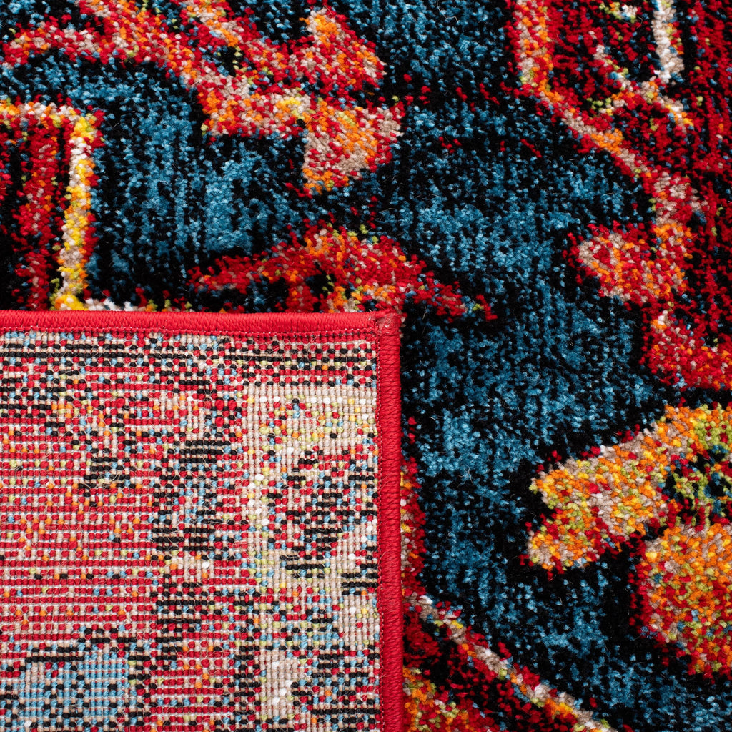 Red / Blue Vintage Rug S6615