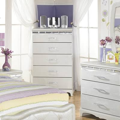 Silver Five Drawer Chest R41264