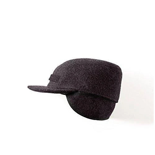 Charcoal Mackinaw Cap W9076