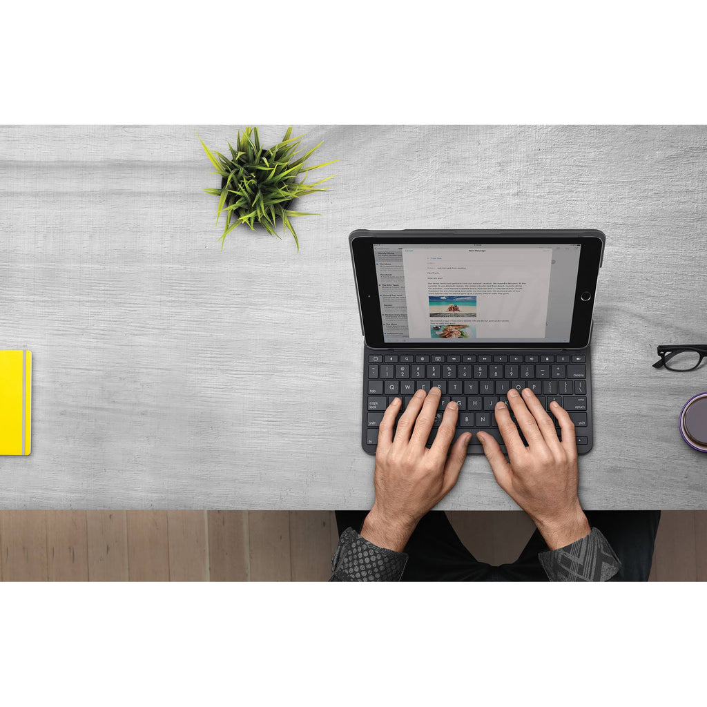 Slim Wireless Bluetooth Keyboard and Folio Case for 9.7-inch iPad T312116