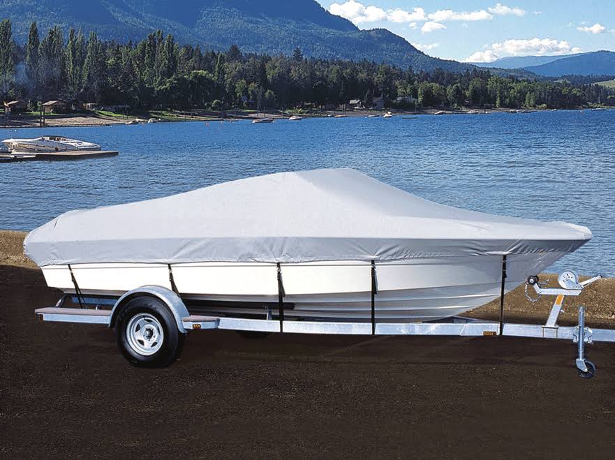 Navy Blue V-Hull Runabout Cover P463