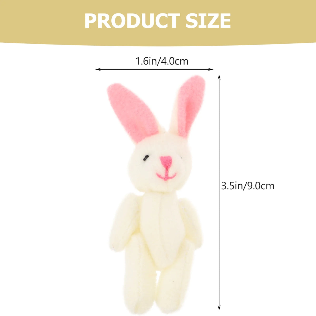 45 Pcs Mini Bunny Plush Toy O3053