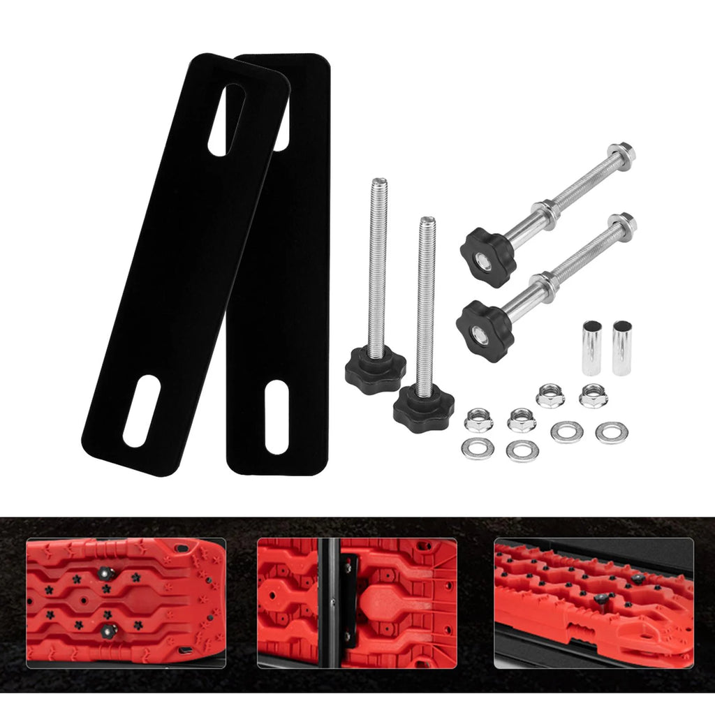 Recovery Board Mount Tracks Car Van Mounting Fitting Set Roof Rack Accessories G330117