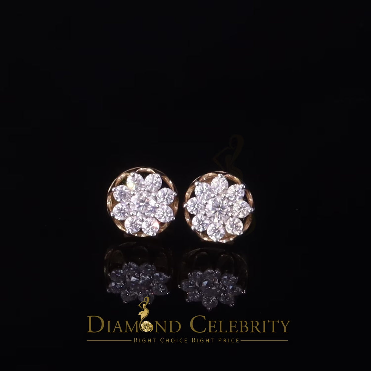 925 Silver Floral Stud Earrings E3919