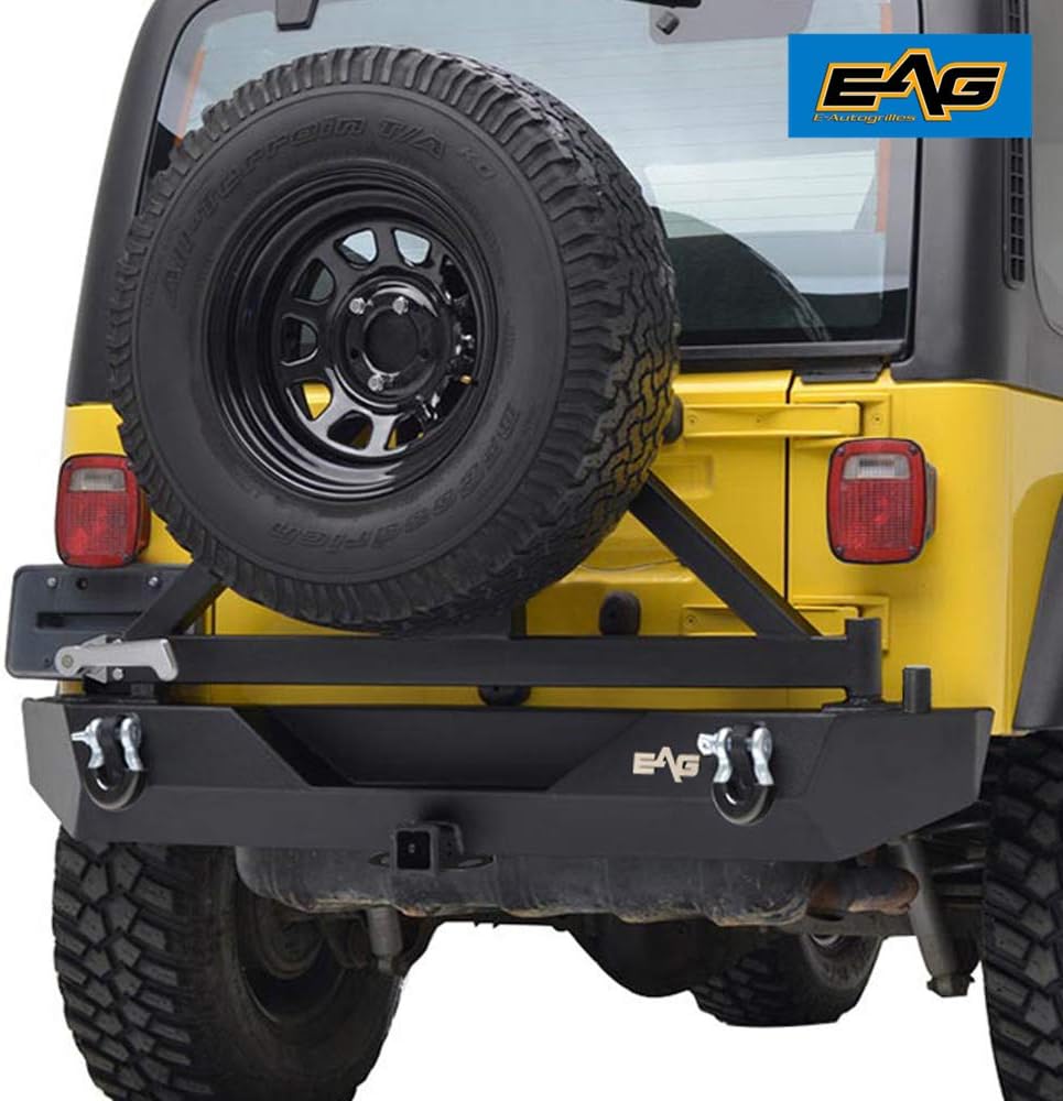 Steel Rear Bumper with Tire Carrier U4661