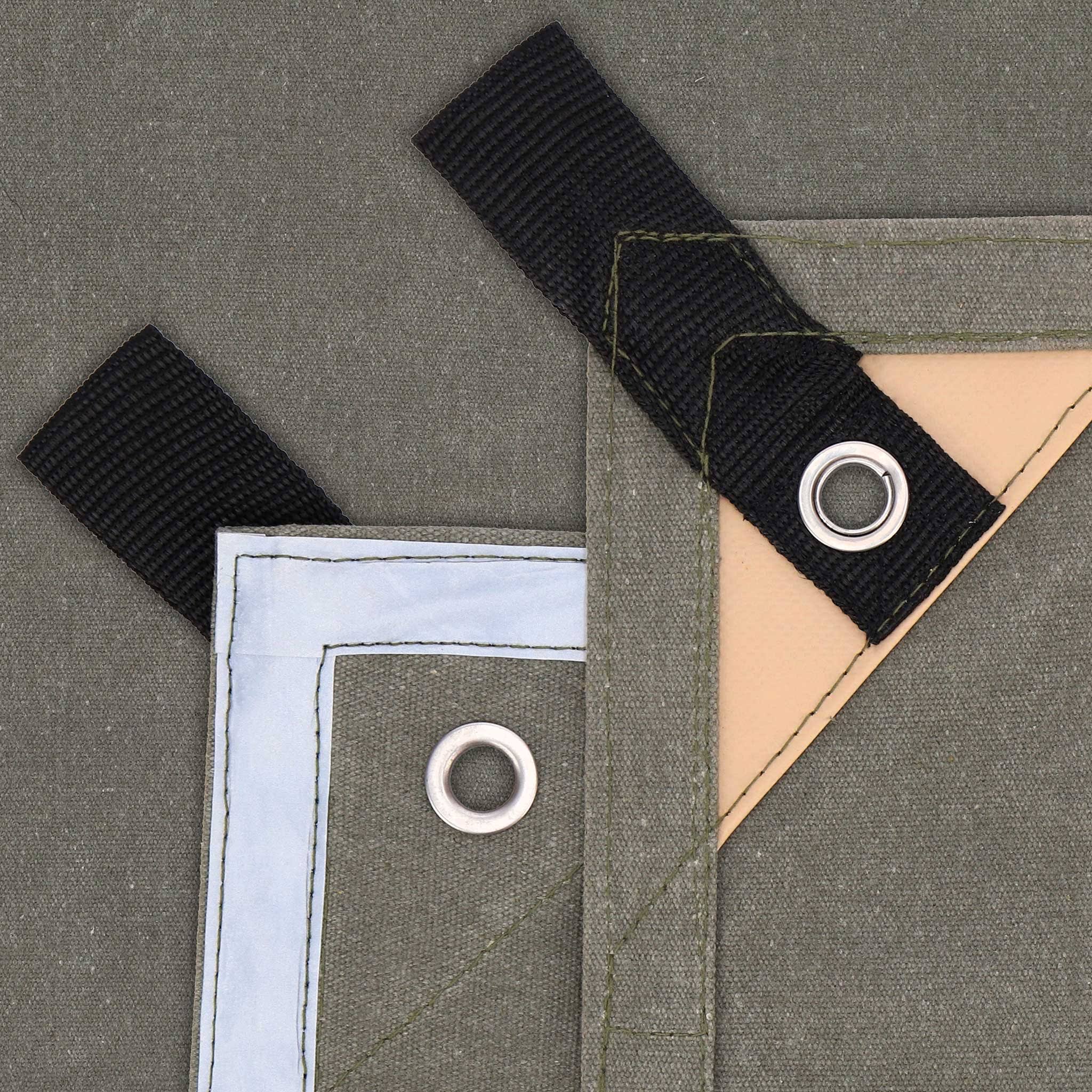 100% Cotton 12' x 16' Heavy Duty Canvas Tarps C657