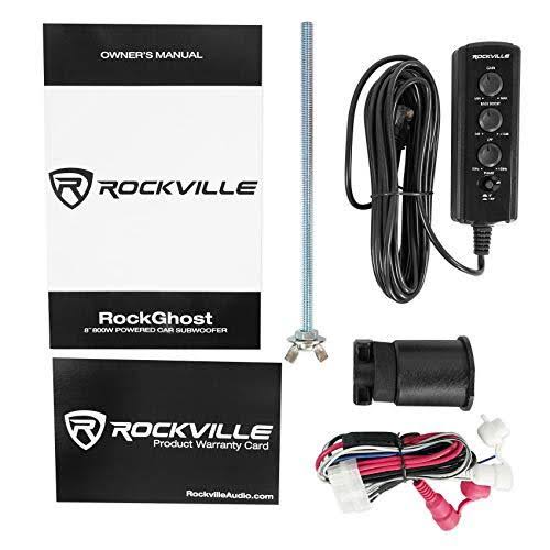 RockGhost Active Powered 8x22 Hidden Car Subwoofer for Full Size Spare Tire L363083