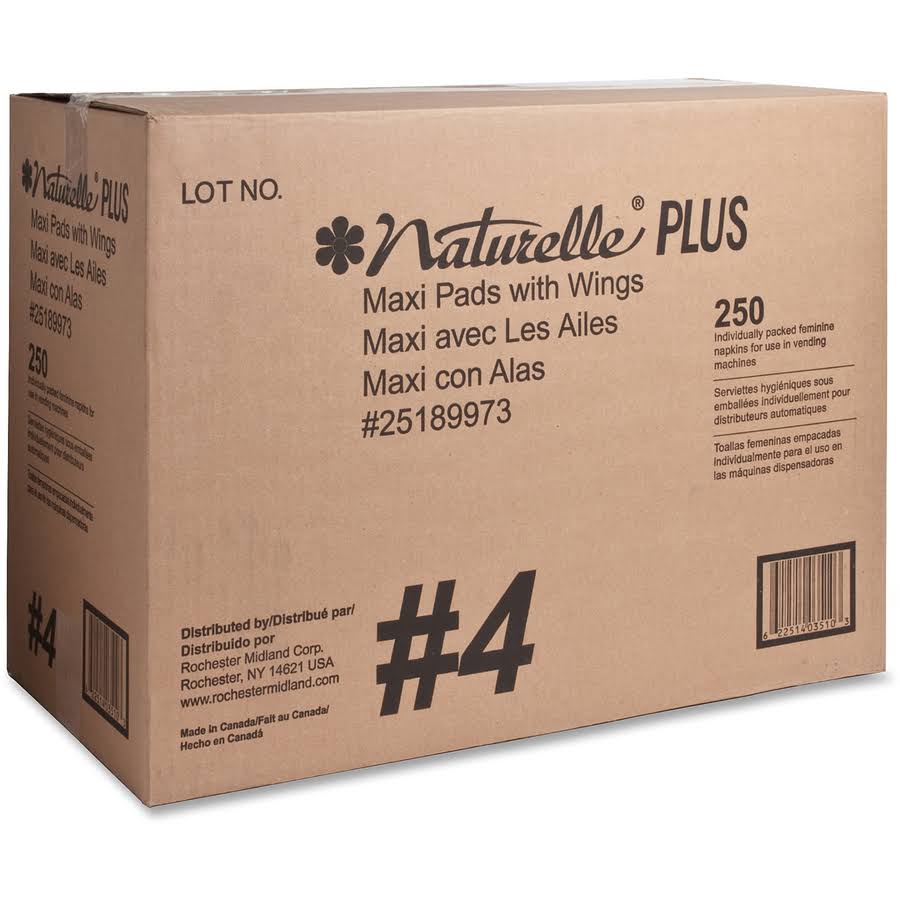 White Sanitary Napkins, 250 / Carton H676