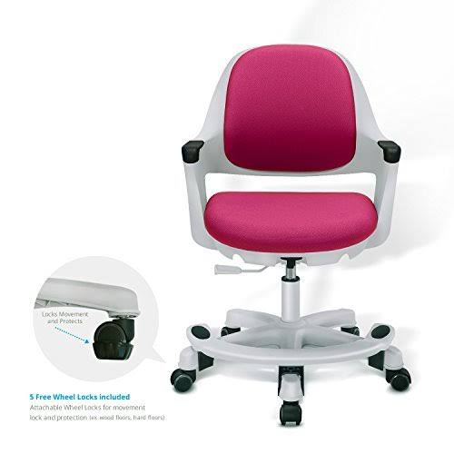 Rosie Pink Ergonomic Kids Desk Chair H228545