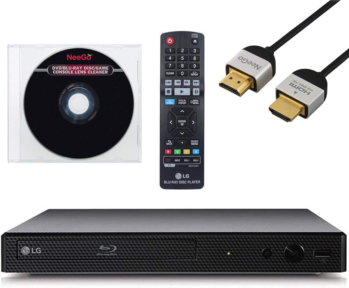 Blu-Ray Disc Player with Built-in Wi-Fi and Remote Control A9065