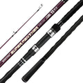 Carbon Fiber Travel Surf Spinning Fishing Rod 2pc Q77655
