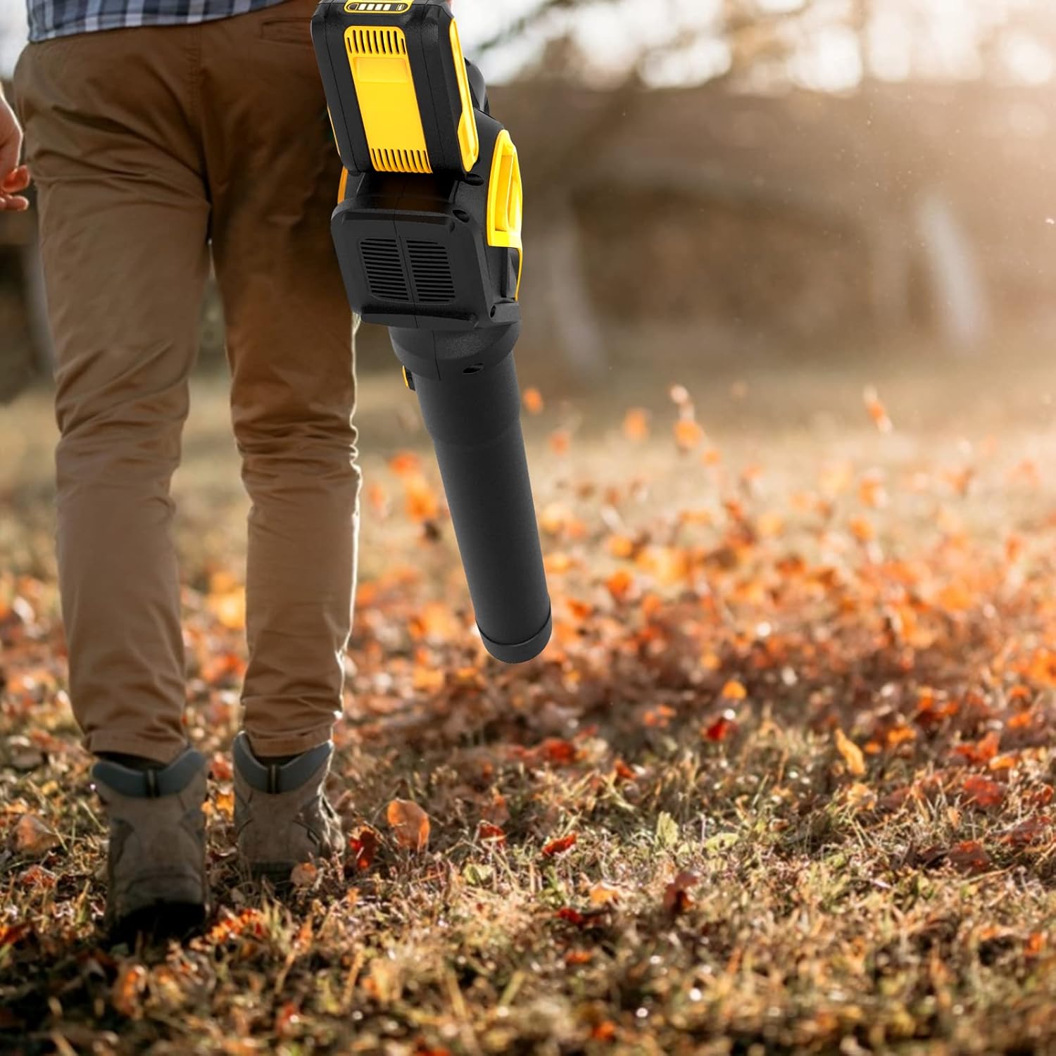 40V Cordless Leaf Blower with 2.5 Ah Battery & Charger, 530CFM P390