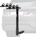 3-Bike Hitch Mount Rack with 2Inch Hitch Receiver, Black C926