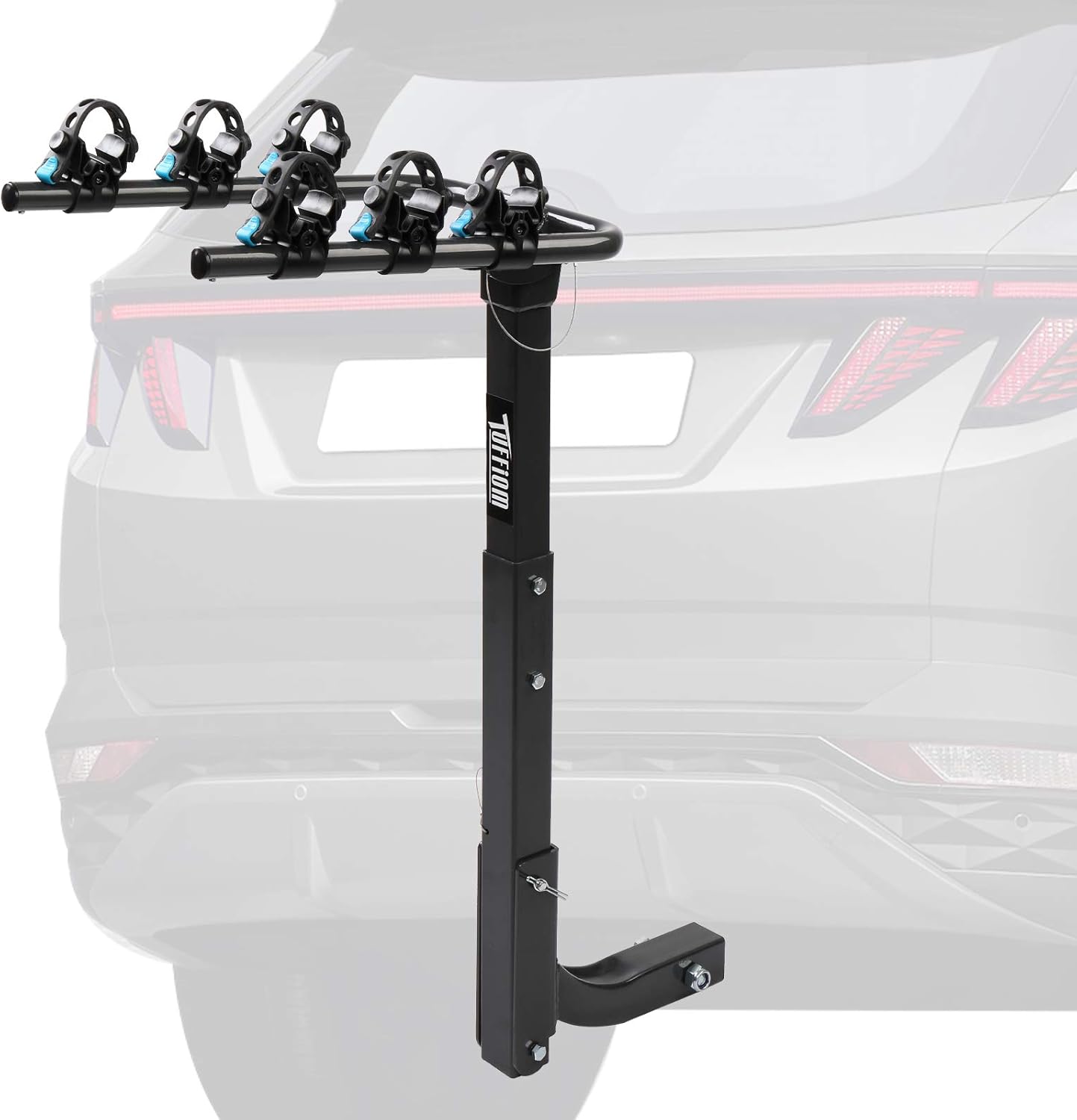 3-Bike Hitch Mount Rack with 2Inch Hitch Receiver, Black C926