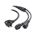 3 Prong 30 Amp Male to 20 Amp Female Adapter 2.5 Feet Pack of 2 W338