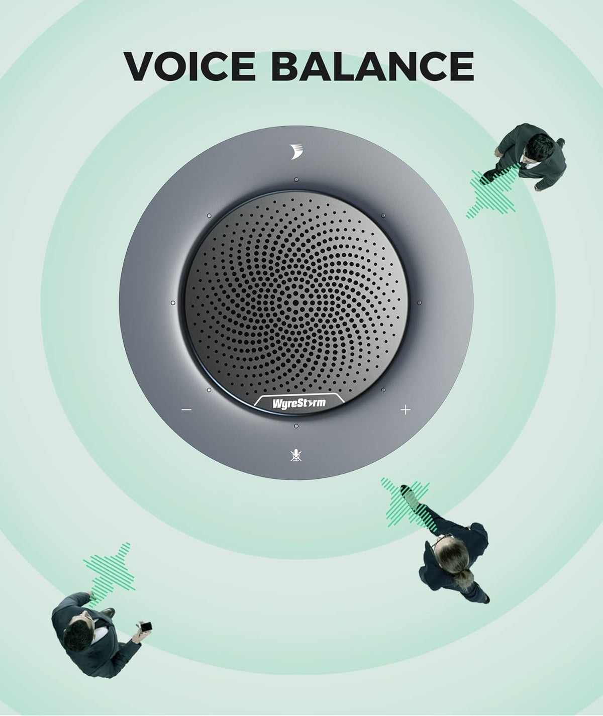 4X Noise-canceling Mic Conference Speaker with USB-C Docking Function U31555