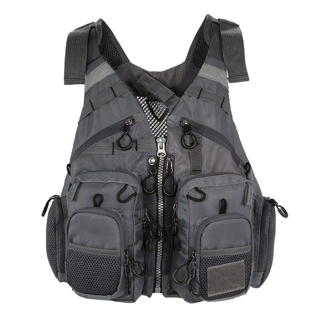 Outdoor Padded Fishing Life Safety Jacket Swimming Sailing Waistcoat Floatation Device L627924