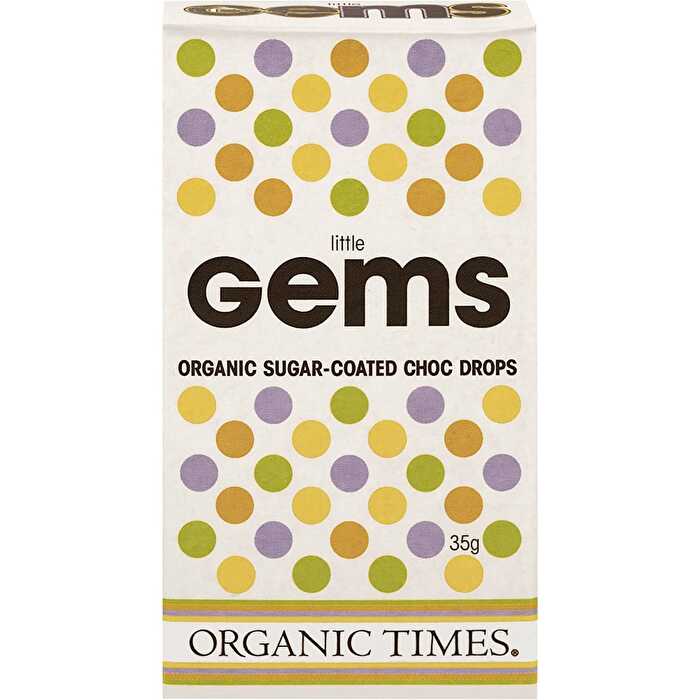 Organic Times Chocolate Little Gems 18x35g F461