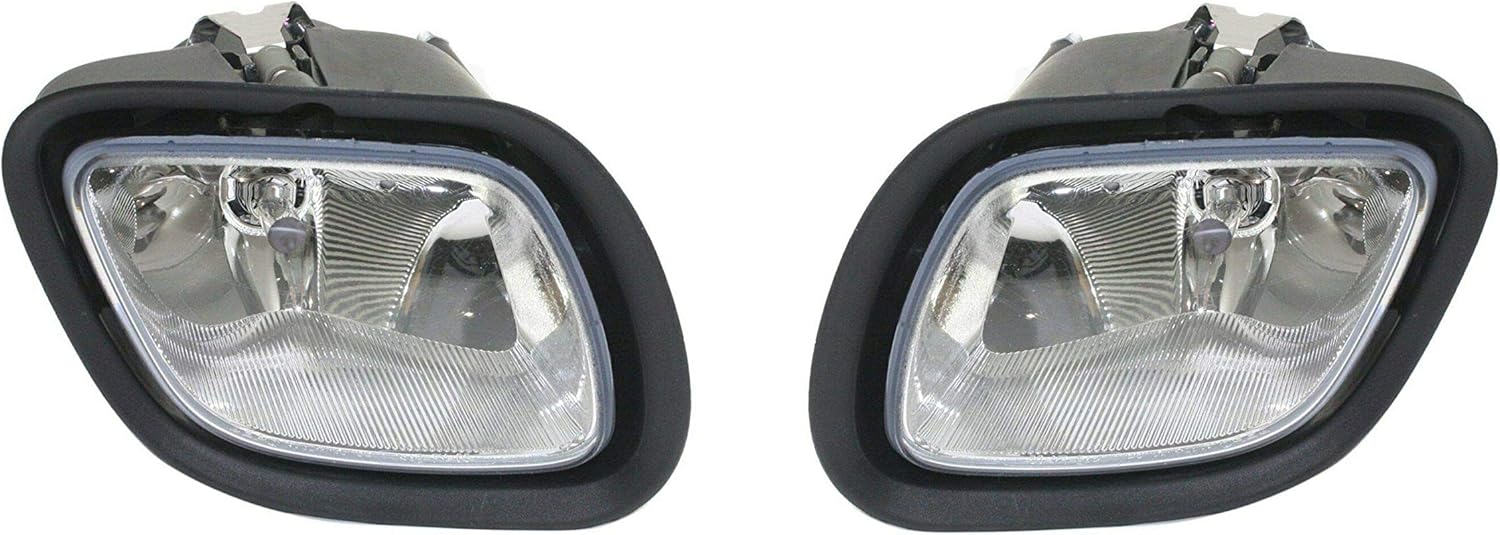 Chrome Bumper with Fog Light hole, Fog Light Pair, License Holder, 2x Windshield Wipers, 3x Face Masks S80505
