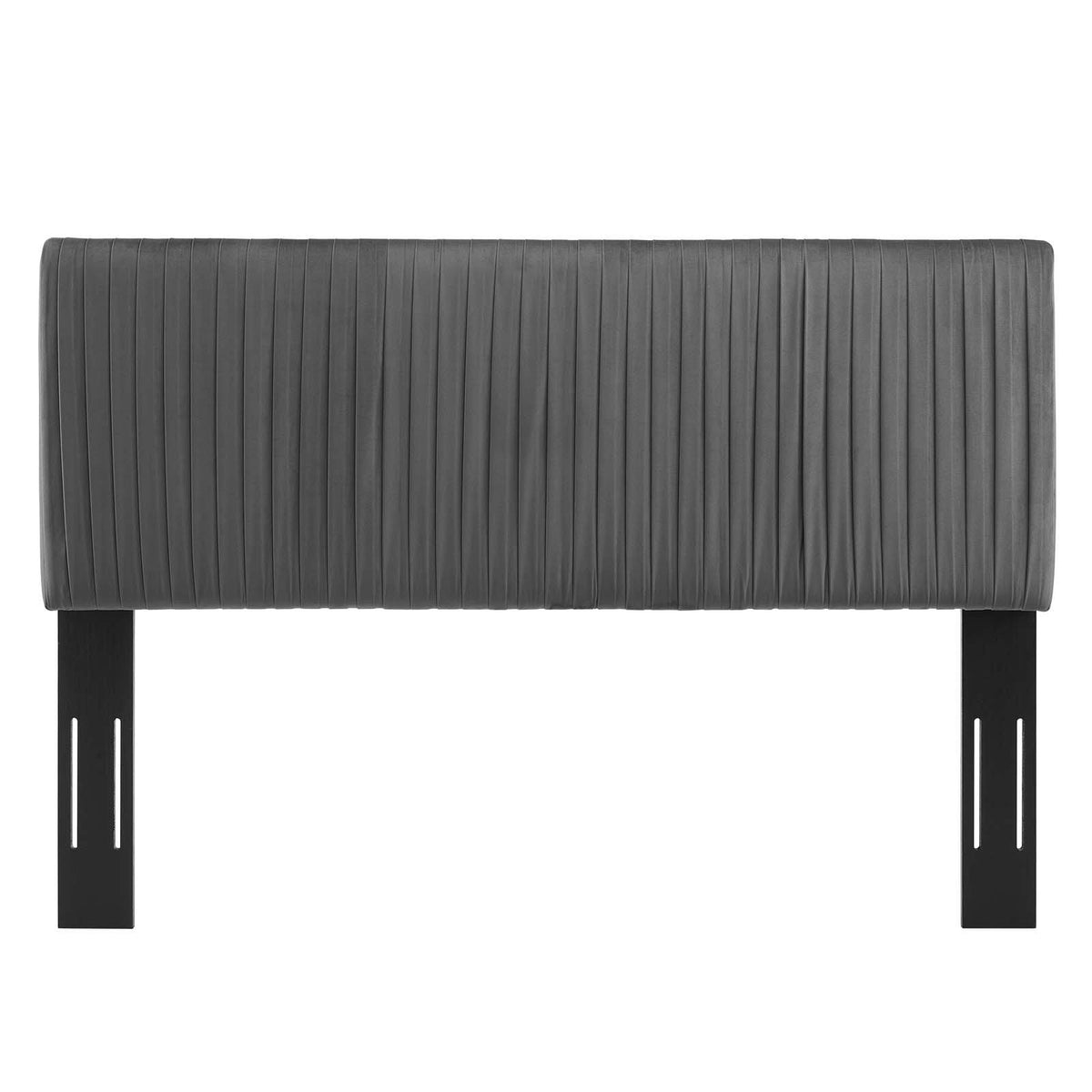 White Performance Velvet King/California King Headboard A132