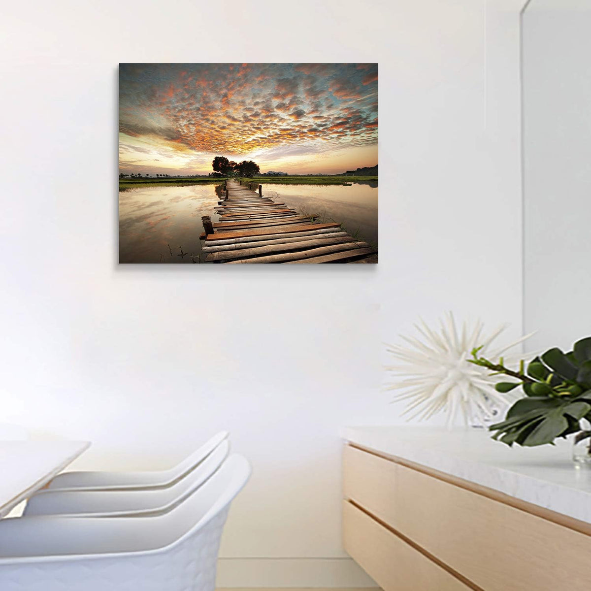 Landscape Art Print on Canvas, 18” x 24” x 1 Panel A927944