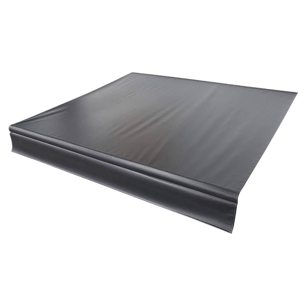 Solid Black Replacement Awning Fabric V854