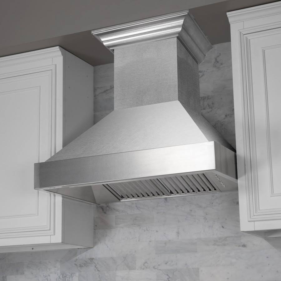 White Matte Range Hood Shell V5896