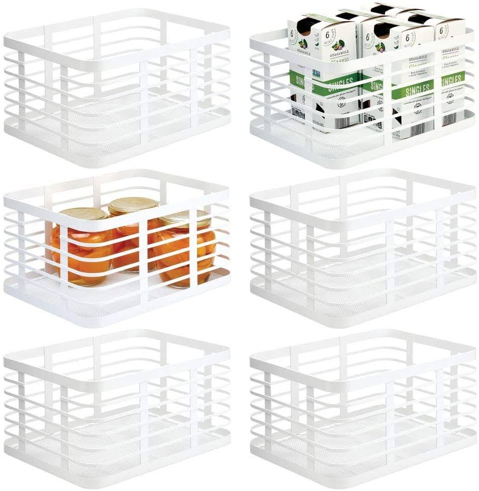 Metal Wire Food Organizer Storage Bin Basket M589875