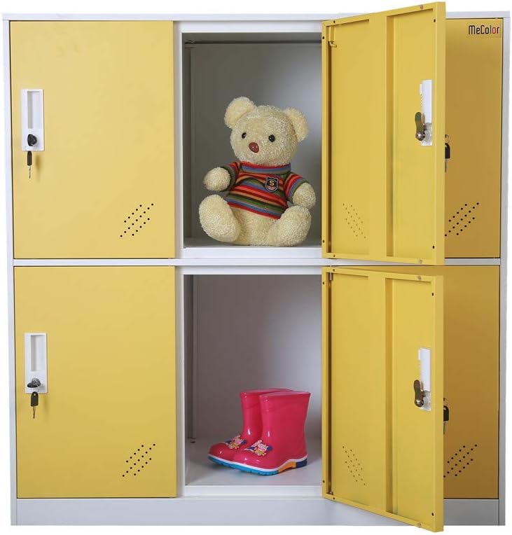 Blue Metal Storage Locker Cabinet with Keys H630
