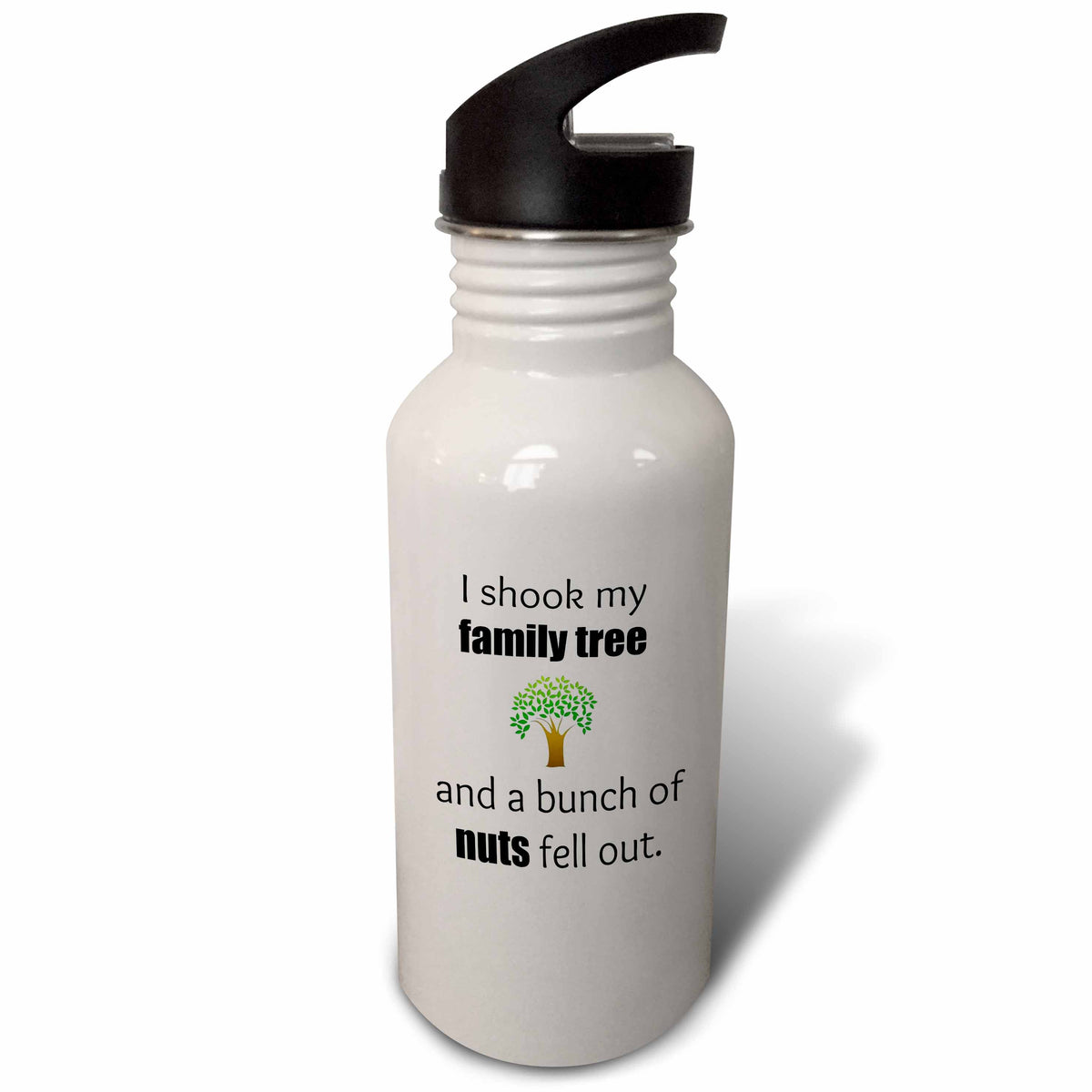 Black Letters 21 oz Sports Water Bottle B52297