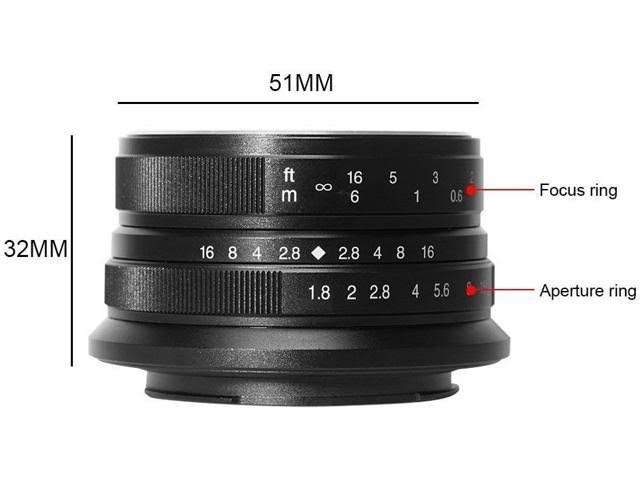 25mm f/1.8 Manual Focus Prime Lens P515