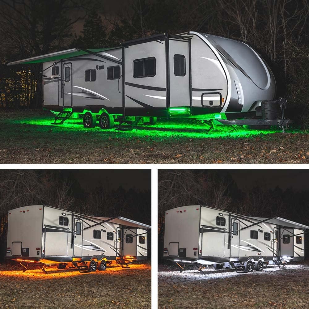 16pc LED Underglow Accent Lighting Kit for Recreational Vehicles K73679