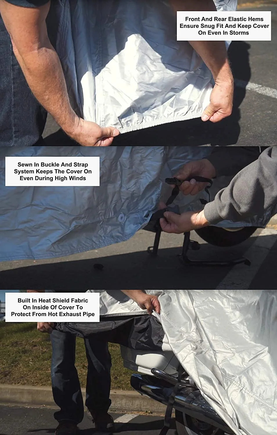 Trike Cover with Reinforced Securing Straps and Storage Bag T5060