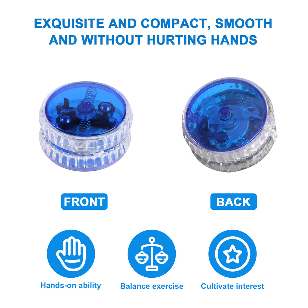 Blue LED Luminous Yoyo with String J452