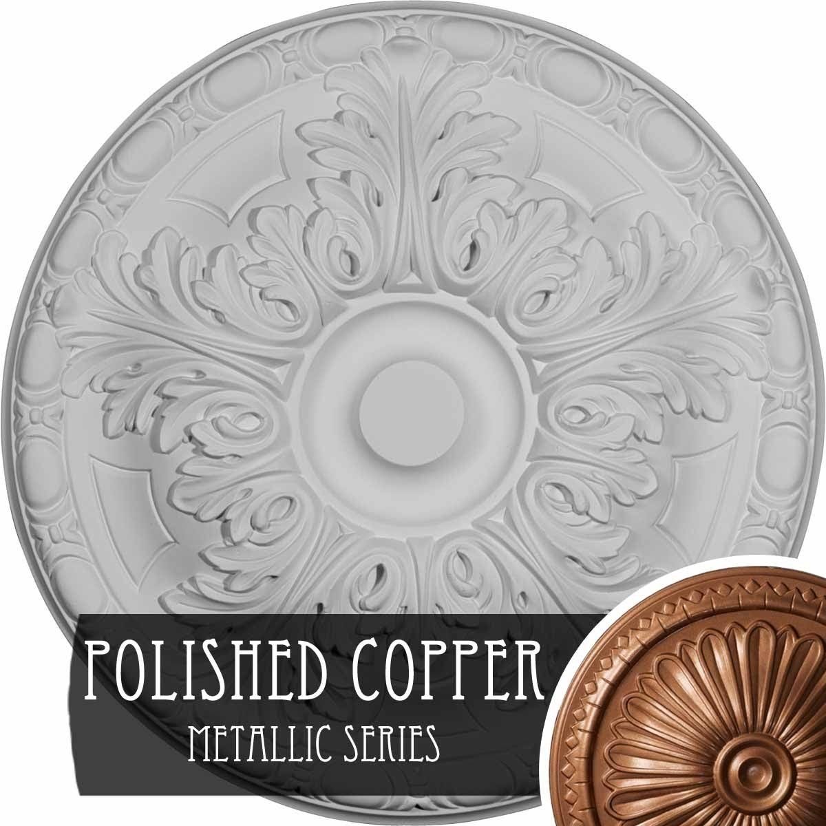 Granada Ceiling Medallion, Hand-Painted Polished H5952