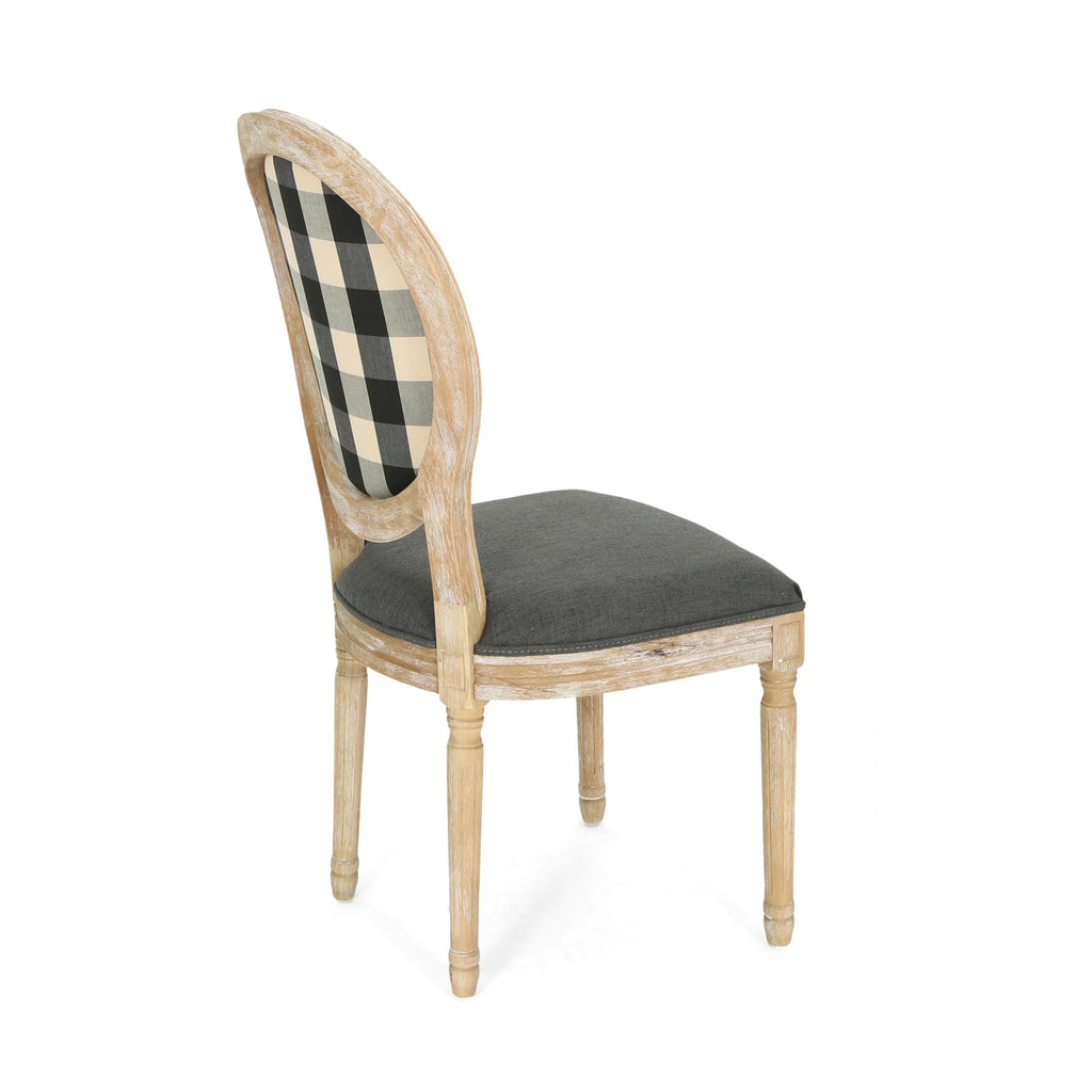 French Country Fabric Dining Chairs, Set of 4 H899675
