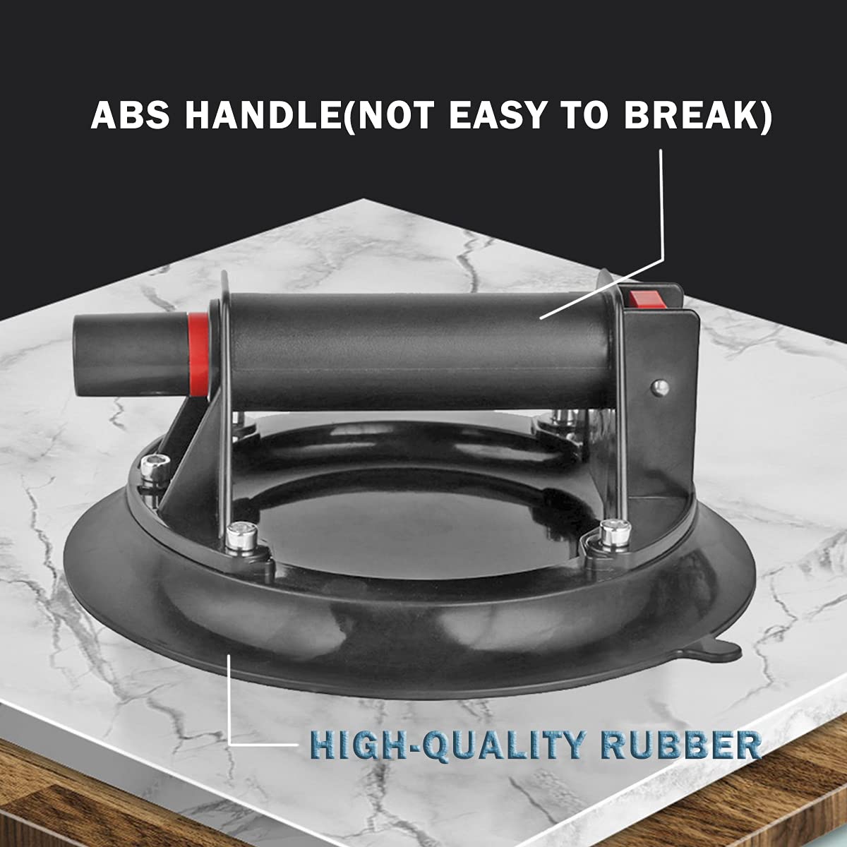 8 Vacuum Glass Suction Cup with ABS Handle Heavy Duty Glass Sucker Lifter O6187