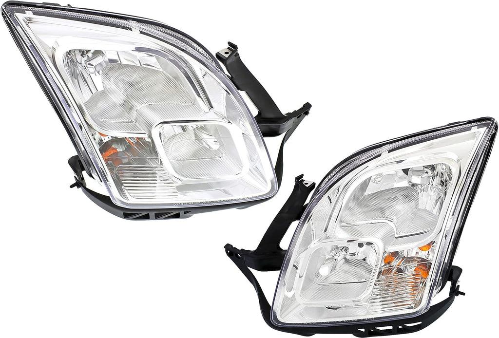 Headlight Assembly Set of 2 Halogen N6645
